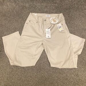 Curve Appeal Minimalist Jeggings Womens Size 4/27 Beige/Bone Stretch Pants Ankle